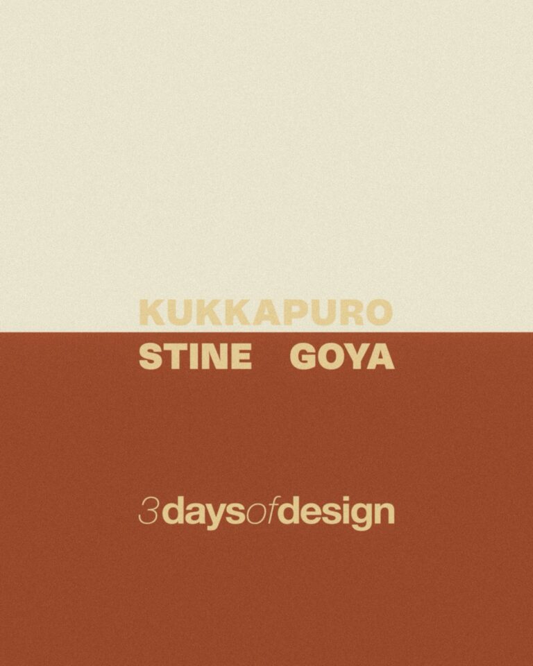 Stine Goya x Yrjö Kukkapuro