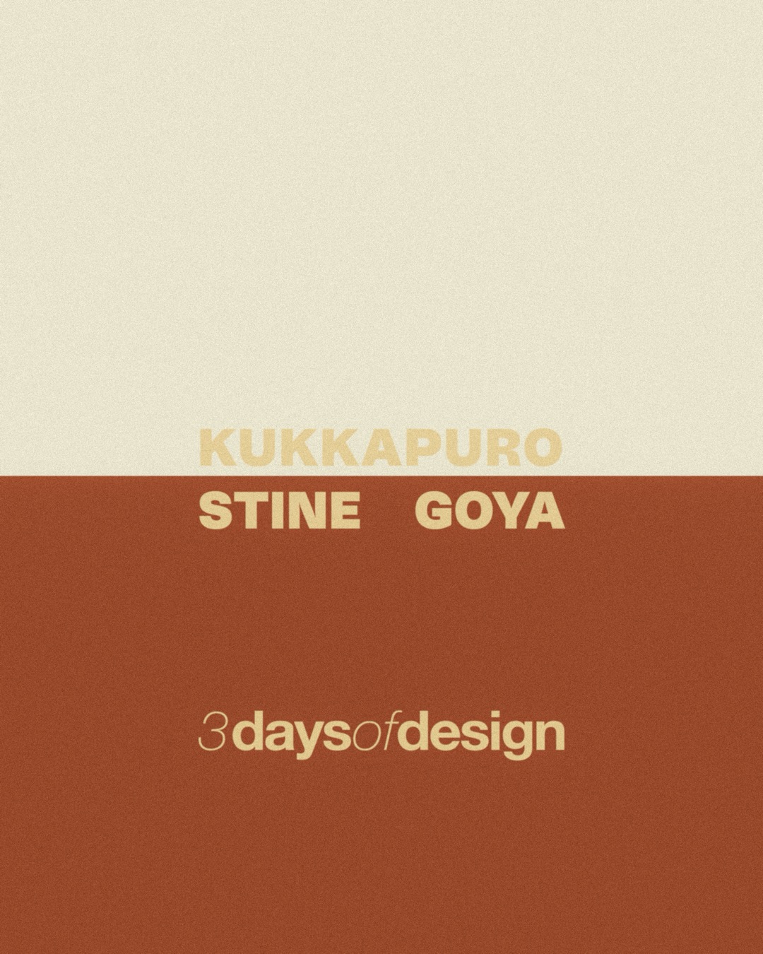 Stine Goya x Yrjö Kukkapuro